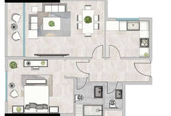 1 bedroom apartment